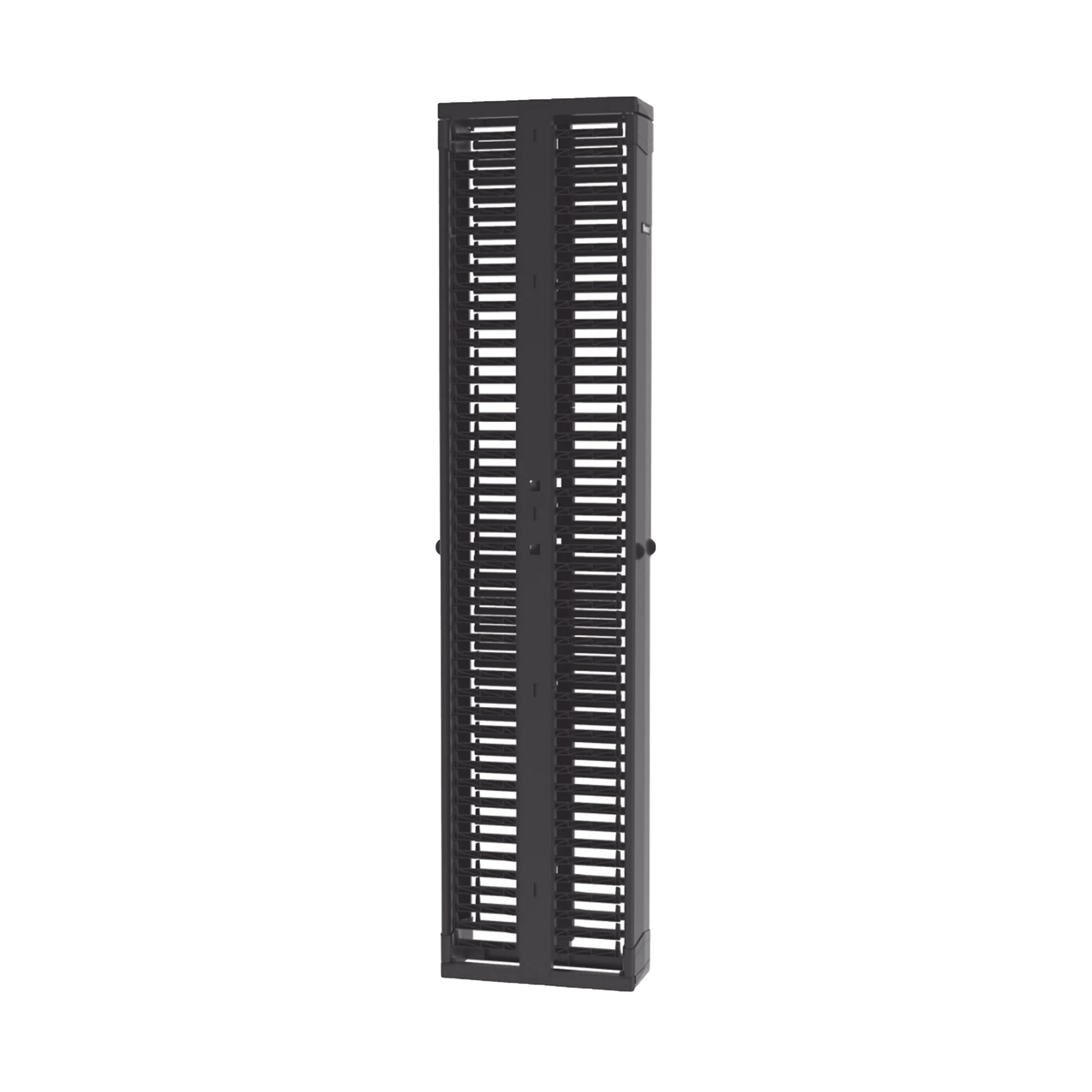 ORGANIZADOR VERTICAL DOBLE PATCHRUNNER?, PARA RACK ABIERTO DE 45 UNIDADES, 8IN DE ANCHO, COLOR NEGRO-Racks y Gabinetes-PANDUIT-Bsai Seguridad & Controles