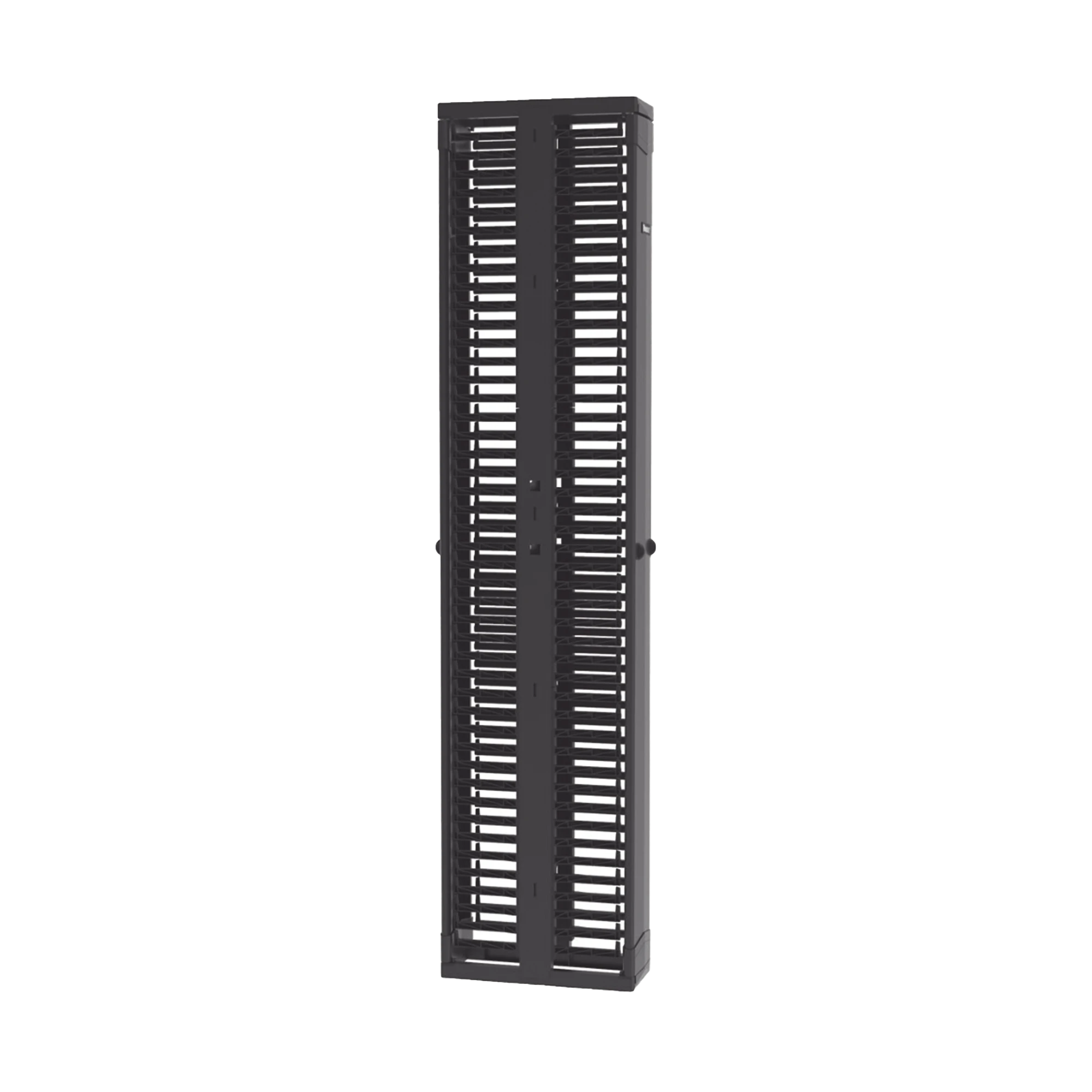 ORGANIZADOR VERTICAL DOBLE PATCHRUNNER?, PARA RACK ABIERTO DE 45 UNIDADES, 8IN DE ANCHO, COLOR NEGRO-Racks y Gabinetes-PANDUIT-Bsai Seguridad & Controles