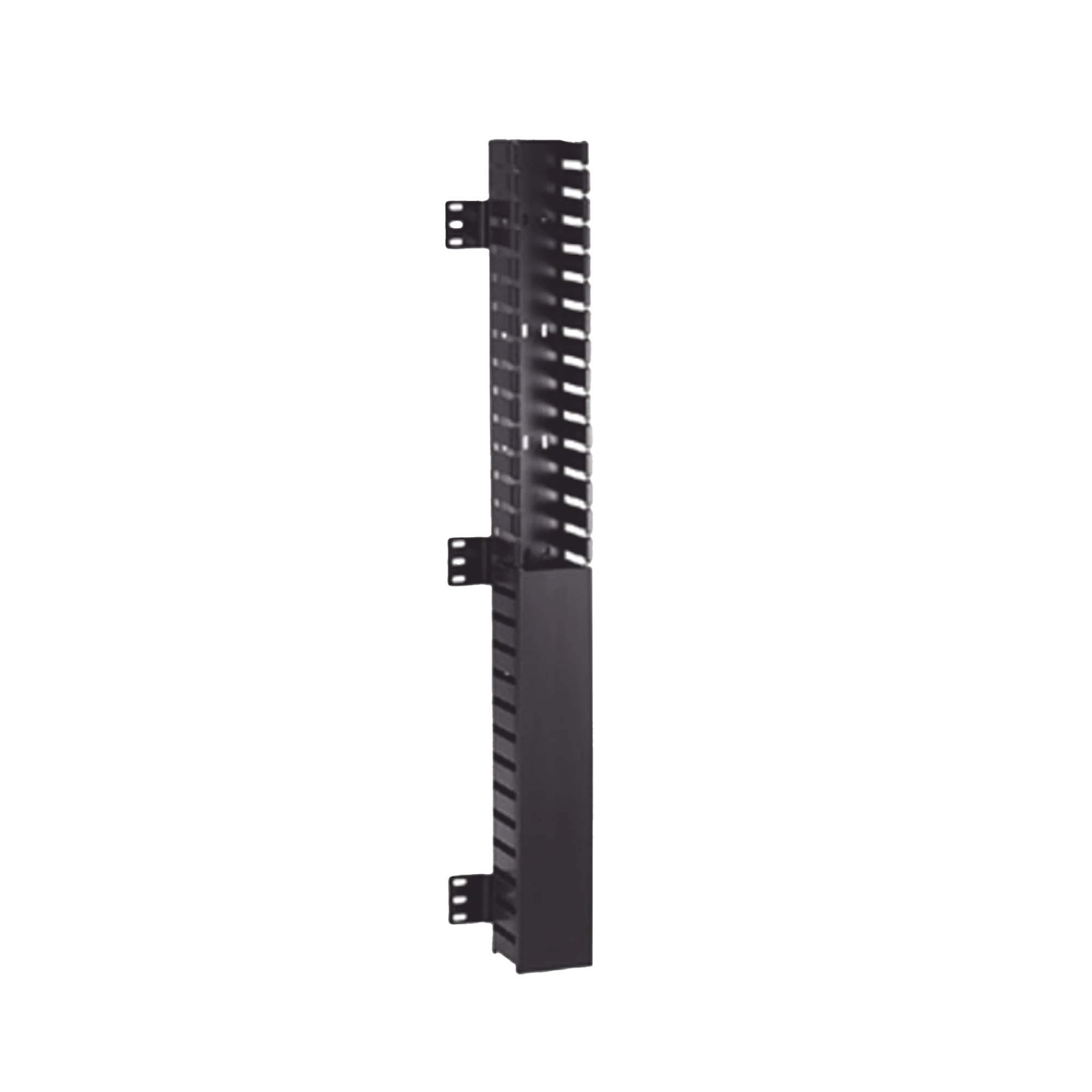 ORGANIZADOR VERTICAL IN-CABINET, SENCILLO (SOLO FRONTAL), PARA USO CON GABINETES PANDUIT, MONTAJE FRONTAL EN RIEL DE RACK, 40 UR, 2.25 IN DE ANCHO, COLOR NEGRO-Racks y Gabinetes-PANDUIT-Bsai Seguridad & Controles