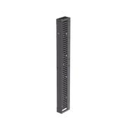 ORGANIZADOR VERTICAL PATCHRUNNER™, SENCILLO (SOLO FRONTAL), PARA RACK ABIERTO DE 45 UNIDADES, 6 IN DE ANCHO, COLOR NEGRO-Racks y Gabinetes-PANDUIT-PR2VFD06-Bsai Seguridad & Controles
