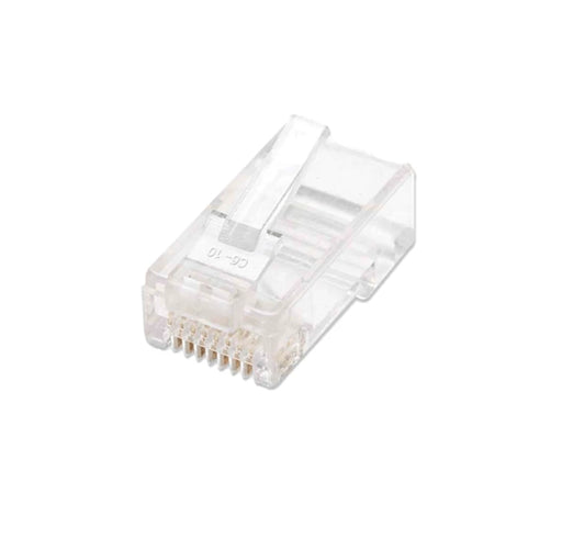 INTELLINET 502399 - PLUG RJ45 CAT5E SOLIDO UTP / BOTE 100 PIEZAS / ORO 15-MICRAS-Jacks y Plugs-INTELLINET-ITL1610009-Bsai Seguridad & Controles