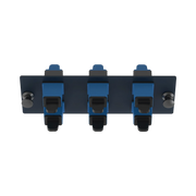 PLACA ACOPLADORA DE FIBRA OPTICA FAP, CON 6 CONECTORES SC SIMPLEX (6 FIBRAS), PARA FIBRA MONOMODO OS1/OS2, COLOR AZUL-Distribuidores de Fibra Optica-PANDUIT-Bsai Seguridad & Controles