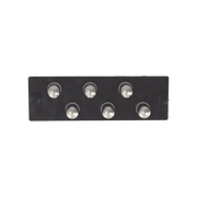 PLACA ACOPLADORA DE FIBRA ÓPTICA FAP, CON 6 CONECTORES ST SIMPLEX (6 FIBRAS), PARA FIBRA MONOMODO OS1/OS2, COLOR NEGRO-Fibra Óptica-PANDUIT-Bsai Seguridad & Controles