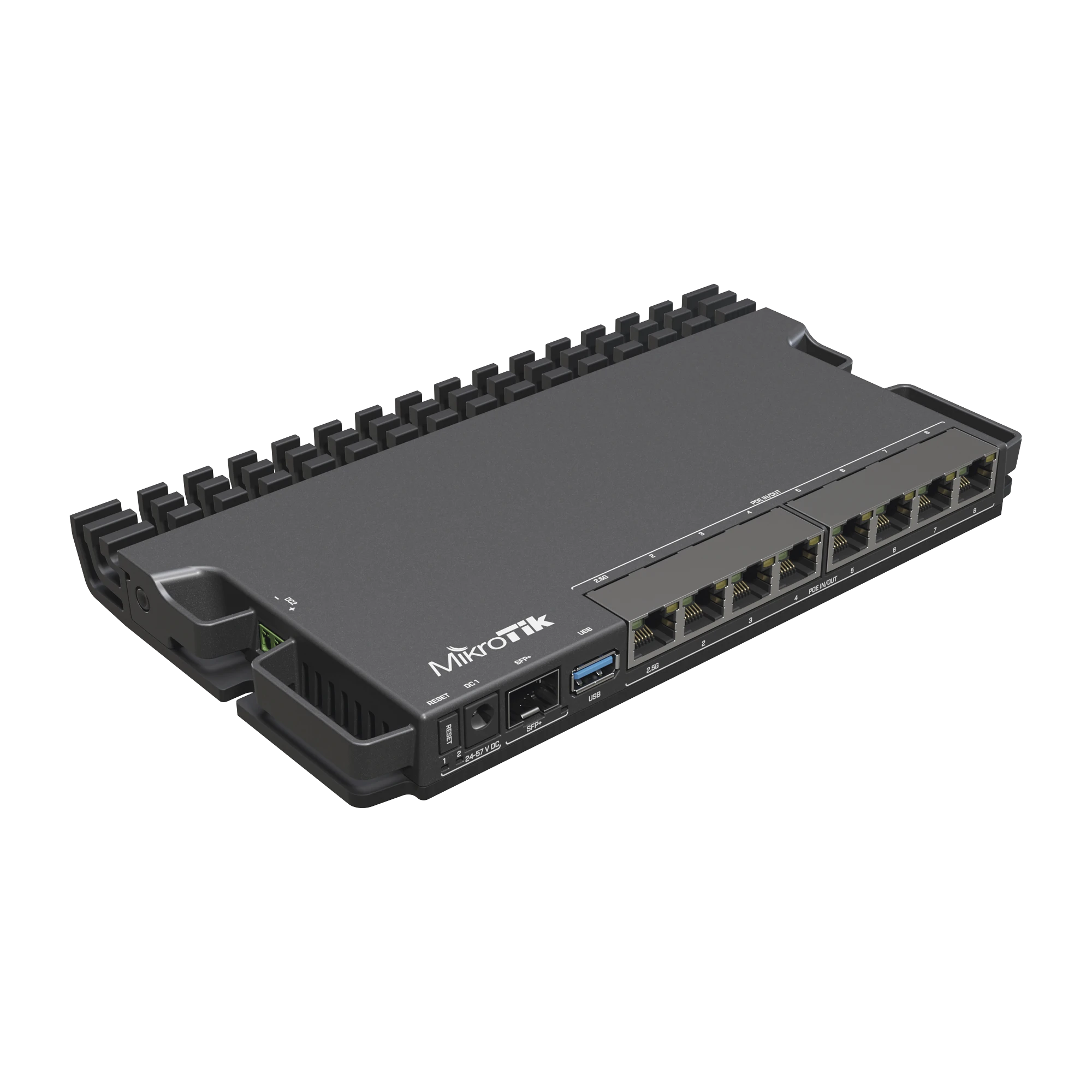 RB5009UPR+S+IN 8 PUERTOS POE IN/OUT, 1 SFP+, SOLO ROUTEROS V7-Networking-MIKROTIK-Bsai Seguridad & Controles