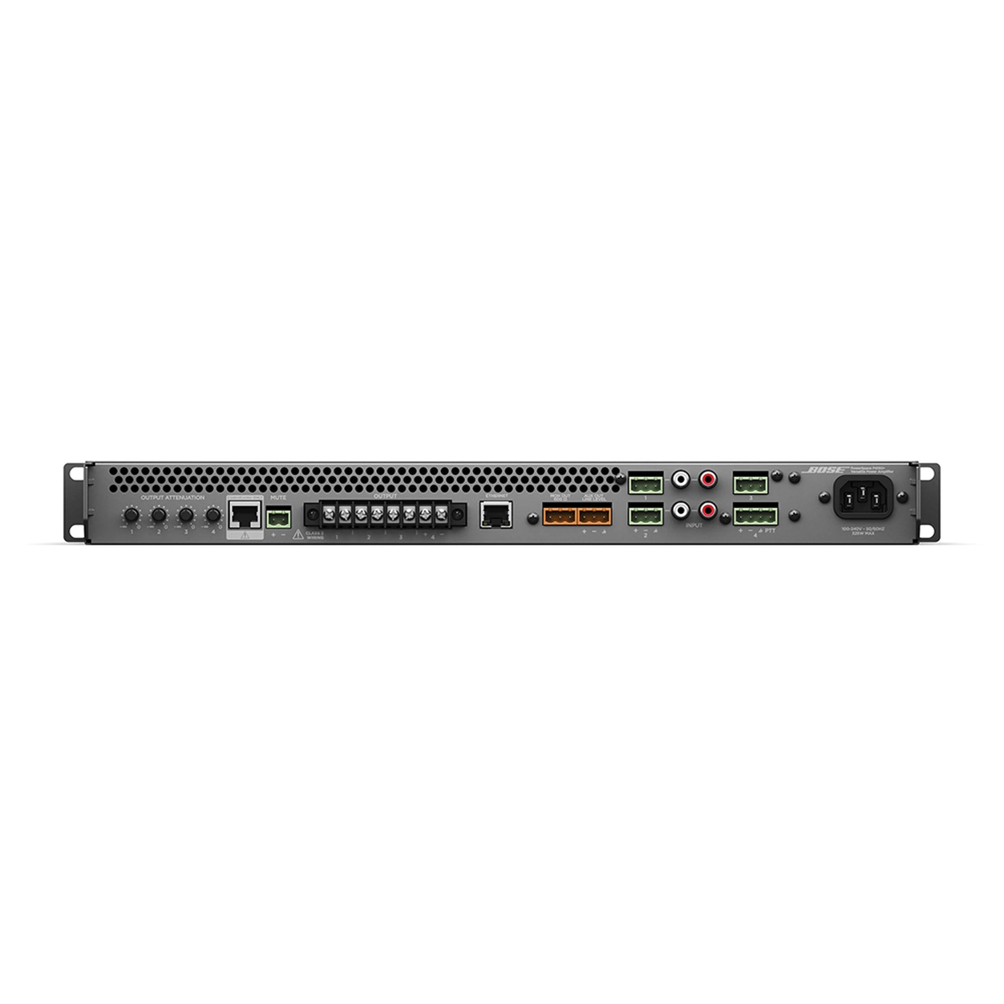 AMPLIFICADOR POWERSPACE+ | 4X150W | DSP INTEGRADO | BAJA Y ALTA IMPEDANCIA | HASTA 4 ZONAS