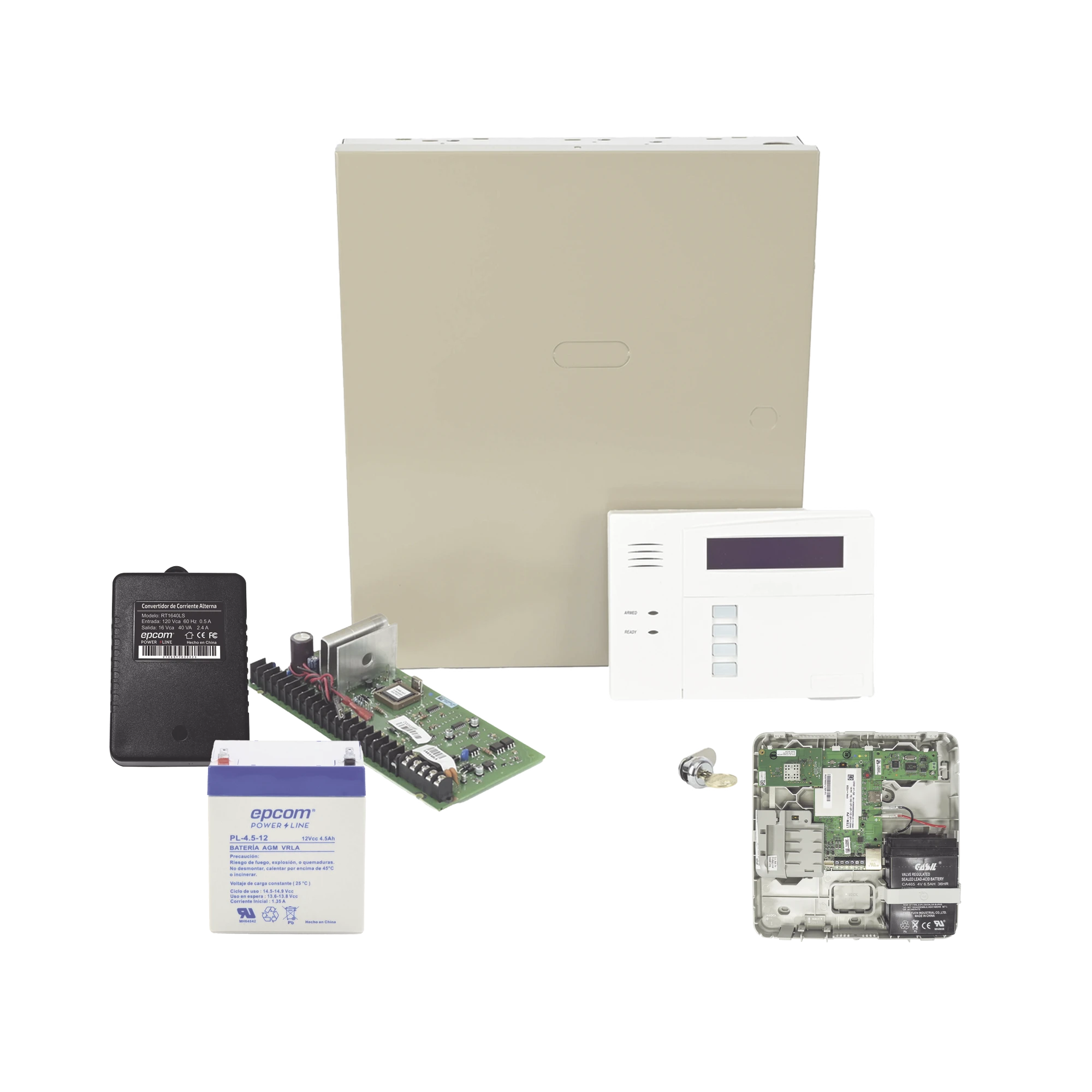 PANEL DE ALARMA VISTA48 CON COMUNICADOR LTEMPA, BATERÍA Y TRANSFORMADOR-Paneles de Alarma-HONEYWELL HOME RESIDEO-Bsai Seguridad & Controles