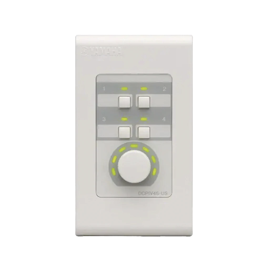 PANEL DE CONTROL DIGITAL | 1 VOLUMEN | 4 SWITCHES CONFIGURABLES | COMPATIBLE CON PROCESADORES SERIE MA, PA, Y MTX-Megafonia y Audioevacuacion-YAMAHA-Bsai Seguridad & Controles