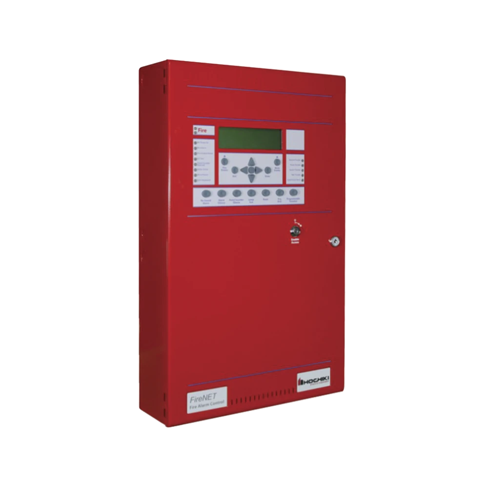 PANEL DE DETECCIÓN DE INCENDIO, ANÁLOGO DIRECCIONABLE, 508 PUNTOS, GABINETE ROJO-Paneles de Incendio-HOCHIKI-Bsai Seguridad & Controles