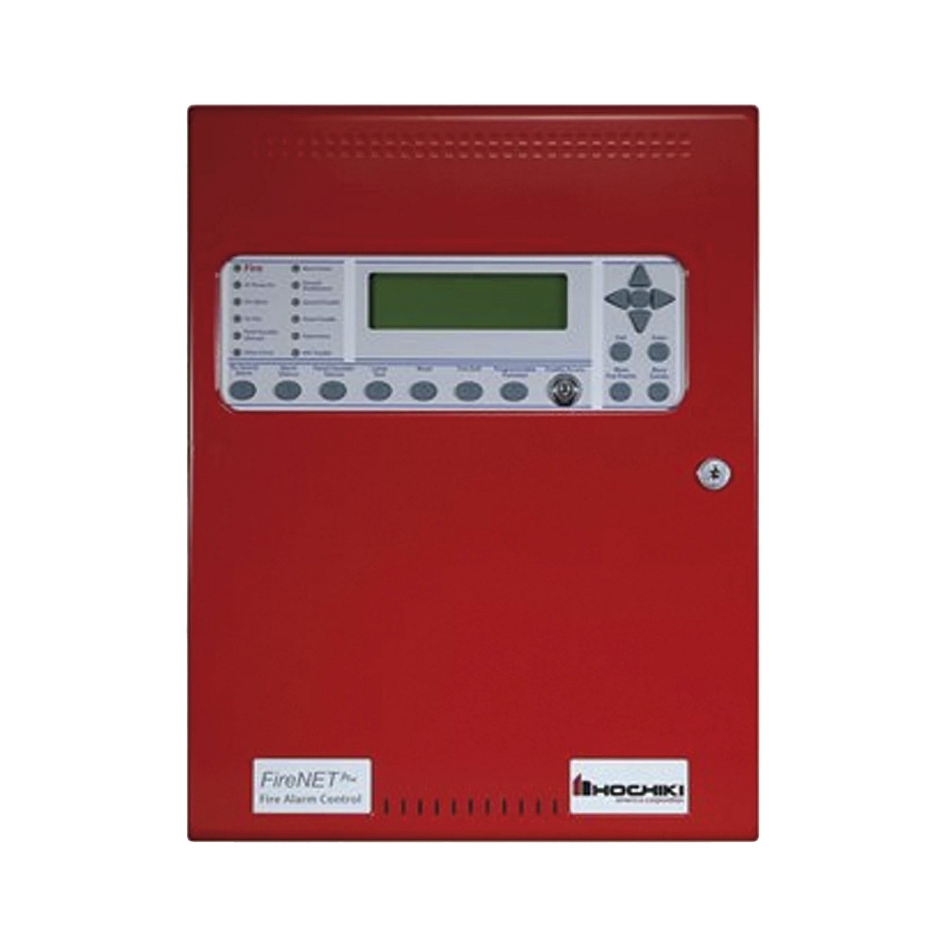 PANEL DE DETECCIÓN DE INCENDIO, DIRECCIONABLE, 1 LAZO SLC, 127 PUNTOS/BASES SONORAS POR LAZO, EN INGLES, NO DIALER, NO TARJETA RED, NO EXPANDIBLE, COLOR ROJO, ESTANDAR, 120V, SERIE FIRENET PLUS® (0100-16260)-Paneles de Incendio-HOCHIKI-FNP-1127US00RS-120-Bsai Seguridad & Controles
