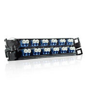PANEL DE FIBRA BELDEN FFSX12LD 12 PUERTOS LC DUPLEX 24 FIBRAS TIPO MONOMODO OS2 LINEA ECX-Fibra &Oacute;ptica-BELDEN-Bsai Seguridad & Controles