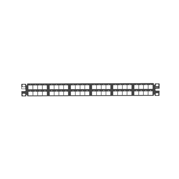 PANEL DE PARCHEO MODULAR DE ALTA DENSIDAD, KEYSTONE (SIN CONECTORES), IDENTIFICACIÓN CON ETIQUETA ADHESIVA, DE 48 PUERTOS EN 1 UR-Patch Panels-PANDUIT-NKPP48HDY-Bsai Seguridad & Controles