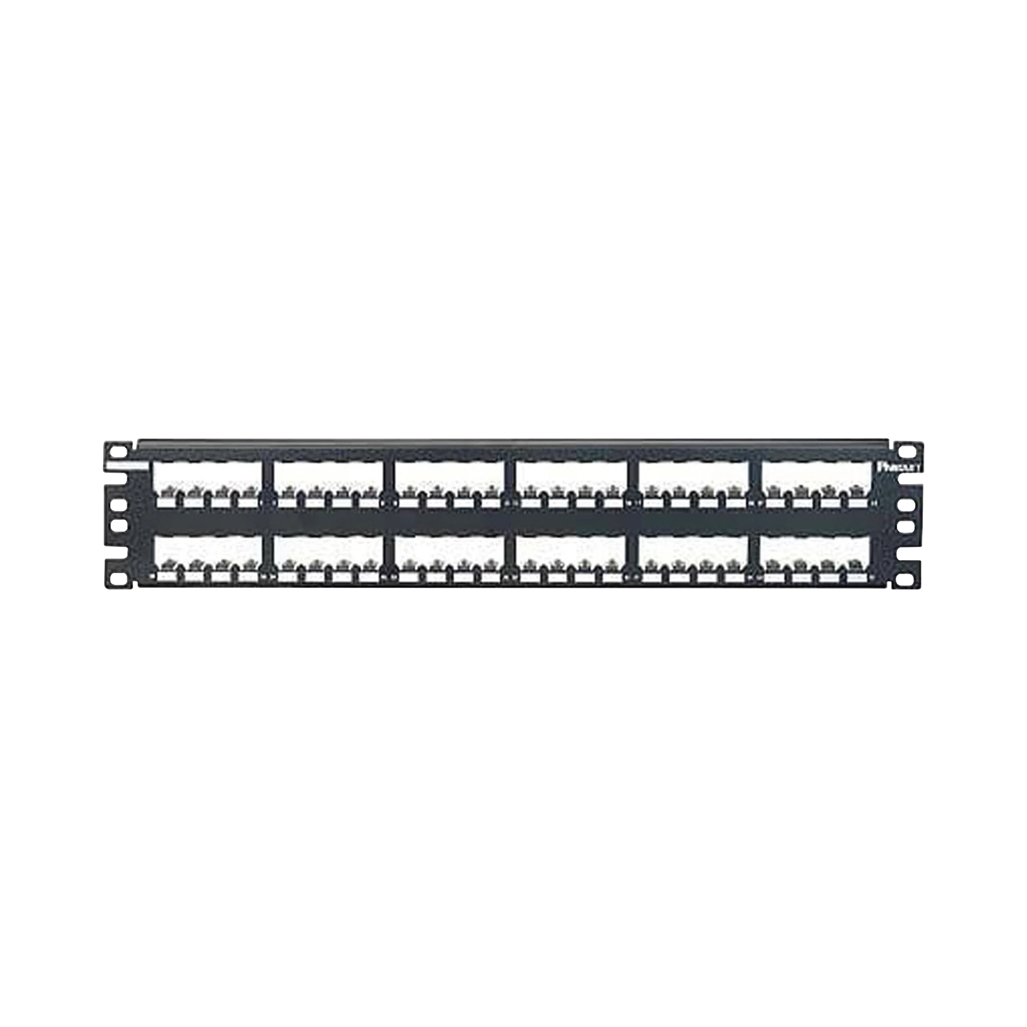 PANEL DE PARCHEO MODULAR MINI-COM (SIN CONECTORES), PLANO, TOTALMENTE BLINDADO, DE 48 PUERTOS, 2UR-Patch Panels-PANDUIT-Bsai Seguridad & Controles