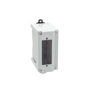 PANEL DE PARCHEO MODULAR PARA FIBRA ÓPTICA, DE INSTALACIÓN EN RIEL DIN ESTÁNDAR DE 35MM, ACEPTA UNA PLACA ACOPLADORA FAP, COLOR GRIS-Fibra Óptica-PANDUIT-Bsai Seguridad & Controles