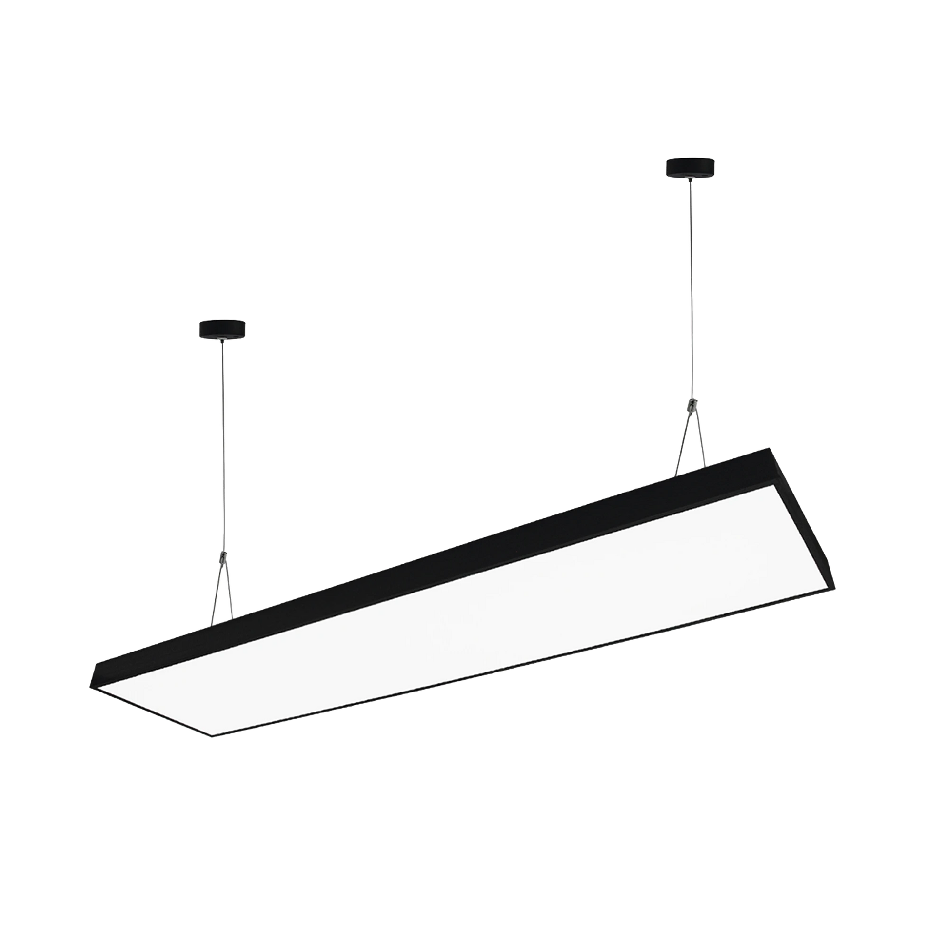 PANEL LED SUSPENDIDO 22 W / 127 VCA~60HZ / FLUJO LUMINOSO 1 980 LM / MEDIDAS 1182 X 70 X 45 MM / TC 6 500 °K / ÁNGULO DE LUZ DE 140°.-Iluminación-JWJ-Bsai Seguridad & Controles