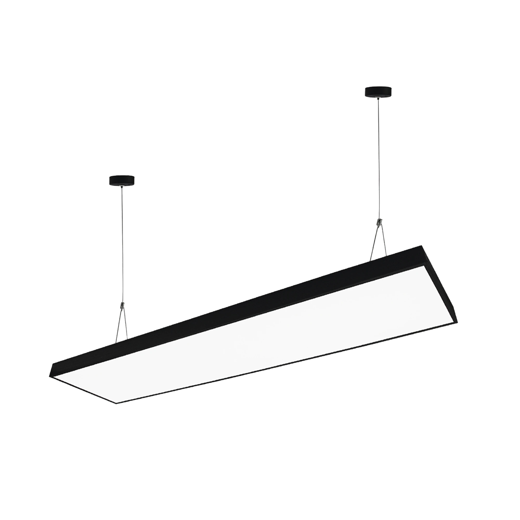 PANEL LED SUSPENDIDO 22 W / 127 VCA~60HZ / FLUJO LUMINOSO 1 980 LM / MEDIDAS 1182 X 70 X 45 MM / TC 6 500 °K / ÁNGULO DE LUZ DE 140°.-Iluminación-JWJ-Bsai Seguridad & Controles