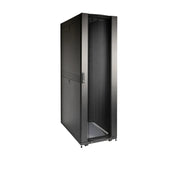 GABINETE DE 42U Y 19 PULGADAS CYBERPOWER CR42U11001 600 MM DE ANCHO, 1070 MM DE PROFUNDIDAD, PUERTA DE METAL CON PERFORADO HEXAGONAL, 2 PANELES LATERALES POR LADO, PUERTAS / PANELES LATERALES CON CERRADURA, NEGRO, CON RUEDAS, CAPACIDAD DE CARGA DE 1365...-Racks y Gabinetes-CYBERPOWER-Bsai Seguridad & Controles