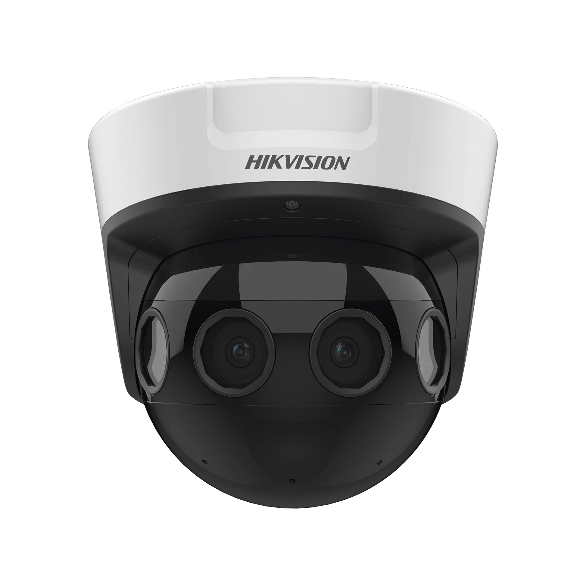 PANOVU SERIES / VISTA PANORÁMICA 180° / 32 MEGAPIXEL EN TOTAL / 4 LENTES 2.8 MM (4 LENTES 8 MEGAPIXEL) / 20 MTS IR / EXTERIOR IP67 / IK10 / 12 VCC / POE+ / MICRO SD-Cámaras IP y NVRs-HIKVISION-Bsai Seguridad & Controles