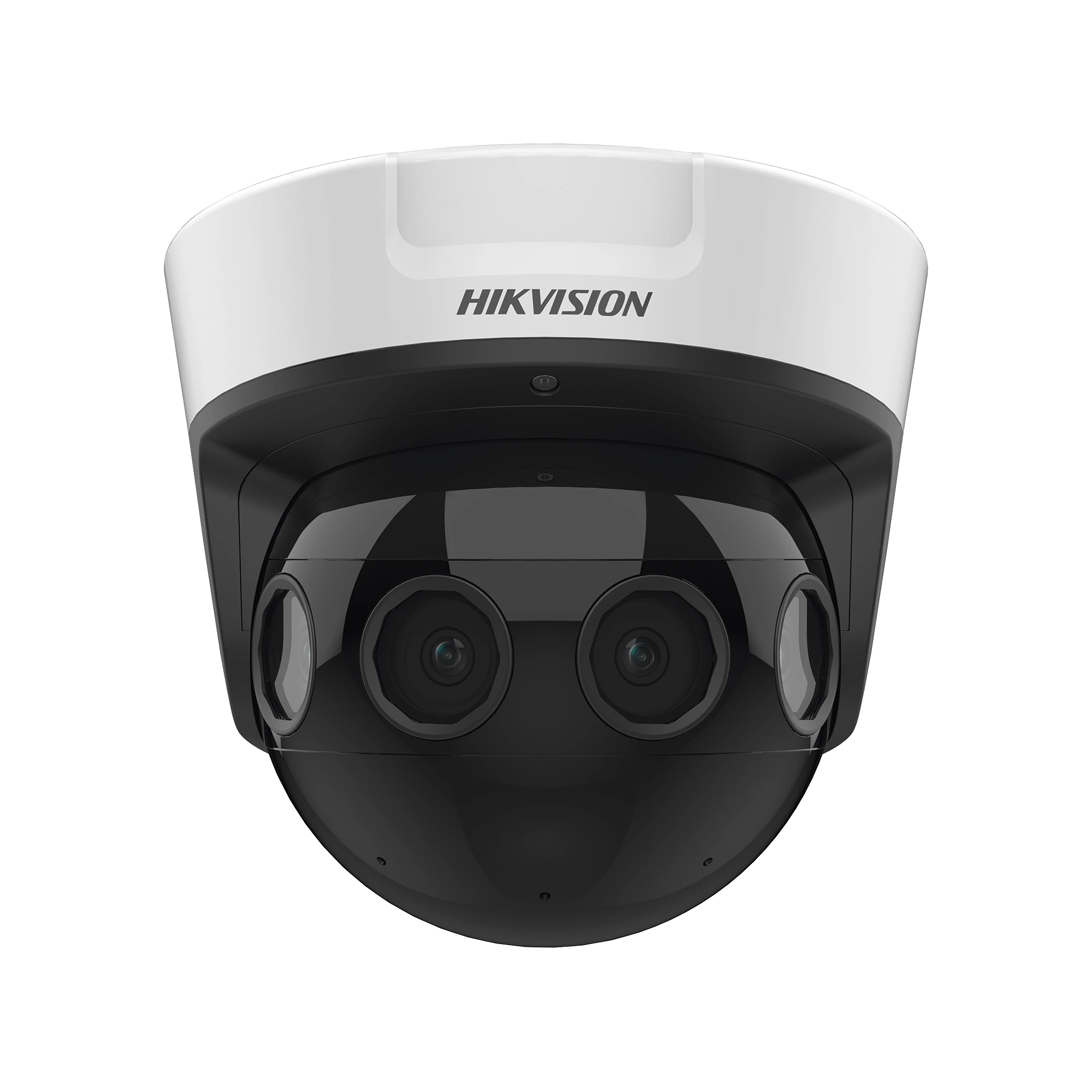 PANOVU SERIES / VISTA PANORÁMICA 180° / 32 MEGAPIXEL EN TOTAL / 4 LENTES 2.8 MM (4 LENTES 8 MEGAPIXEL) / 20 MTS IR / EXTERIOR IP67 / IK10 / 12 VCC / POE+ / MICRO SD-Cámaras IP y NVRs-HIKVISION-Bsai Seguridad & Controles