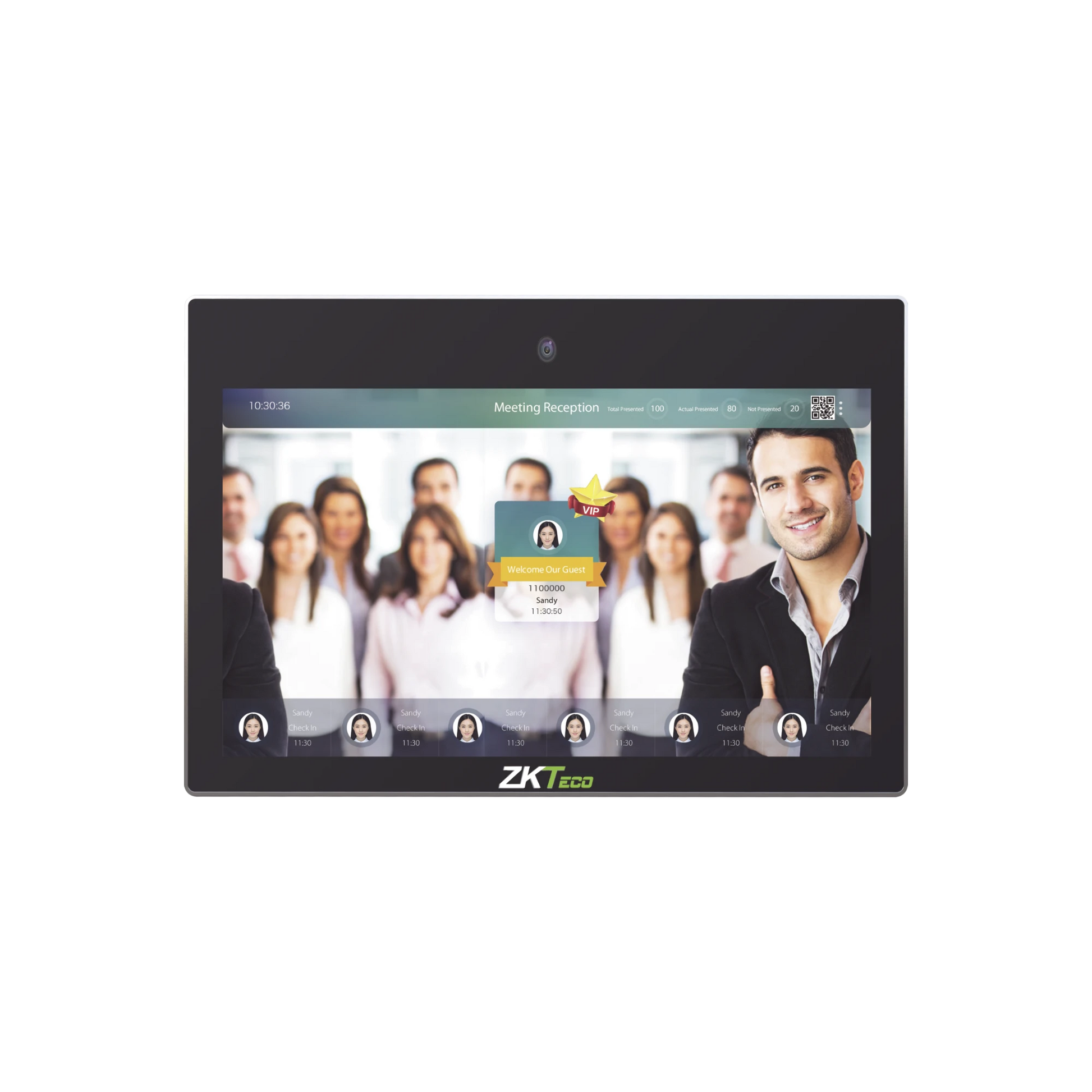 PANTALLA DE 21 PULGADAS PARA PUBLICIDAD CON RECONOCIMIENTO FACIAL DE HASTA 5 PERSONAS AL MISMO TIEMPO-Biometricos-ZKTECO-Bsai Seguridad & Controles