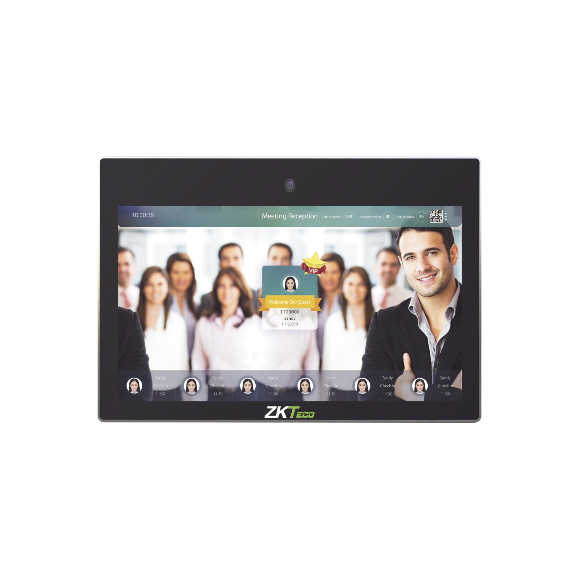 PANTALLA DE 21 PULGADAS PARA PUBLICIDAD CON RECONOCIMIENTO FACIAL DE HASTA 5 PERSONAS AL MISMO TIEMPO-Biometricos-ZKTECO-Bsai Seguridad & Controles