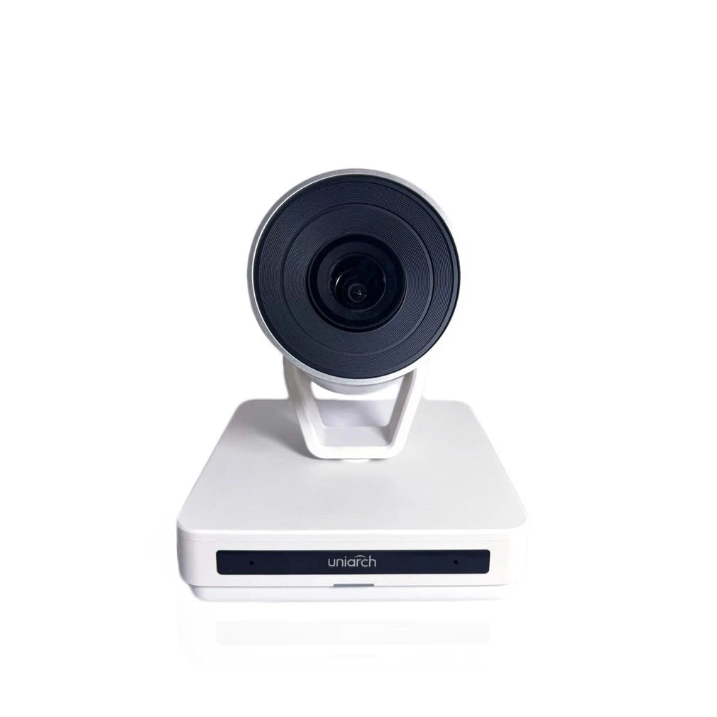 CAMARA PARA VIDEO CONFERENCIA UNIARCH V50 4K 8MP / 350° ROTACION PTZ 5X OPTICAL ZOOM + 3X DIGITAL ZOOM / ANTI-FLICKERING / SPEAKER TRACKING /TRUE WDR / SUPRESION DE RUIDO CON IA 15DB / SEGUIMIENTO DE ALTAVOZ/PANTALLA DIVIDIDA DE PRIMER PLANO Y OTROS M...-Telefon&iacute;a-UNIARCH BY UNV-Bsai Seguridad & Controles
