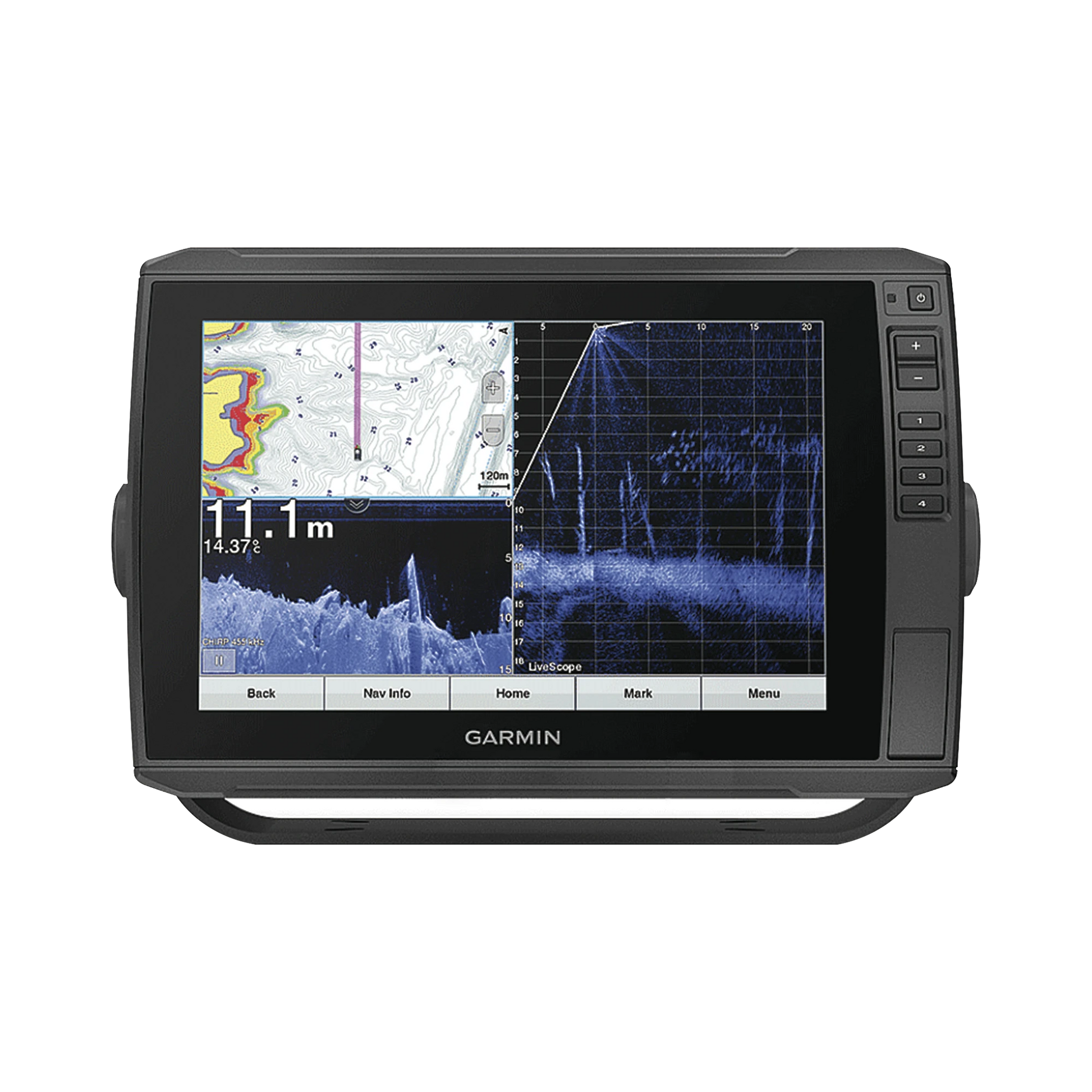 PANTALLA ECHOMAP ULTRA 102SV DE 10 SIN TRANSDUCTOR, INCLUYE SONDAS DE EXPLORACIÓN CLEARVÜ Y SIDEVÜ-Soluciones Marinas-GARMIN-Bsai Seguridad & Controles