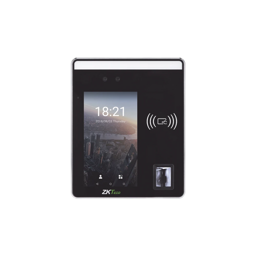 TERMINAL DE RECONOCIMIENTO FACIAL DE ALTA VELOCIDAD 6,000 ROSTROS / 10,000 HUELLAS / TARJETA DE PROXIMIDAD / PANTALLA TÁCTIL DE 5 PULGADAS-Acceso SIN CONTACTO-ZKTECO-SPEED-FACE-H5-Bsai Seguridad & Controles