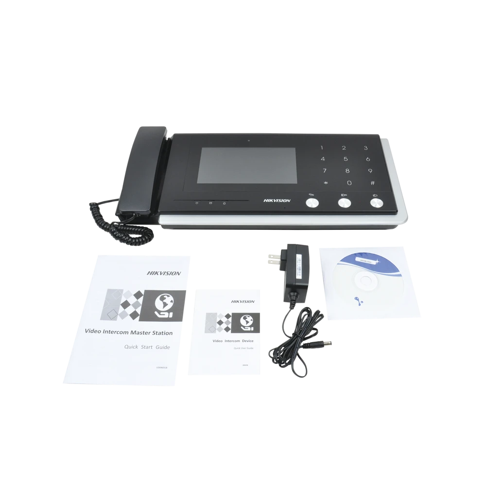 ESTACIÓN MAESTRA PARA SISTEMA MULTI-APARTAMENTOS IP HIKVISION / PANTALLA TÁCTIL-Porteros-HIKVISION-Bsai Seguridad & Controles