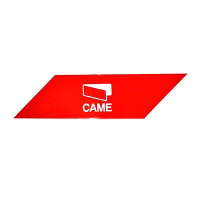 PAQUETE CON 24 BANDAS ROJAS REFLEJANTES ADHESIVAS PARA MASTIL 001G0401-Acceso Vehicular-CAME-Bsai Seguridad & Controles