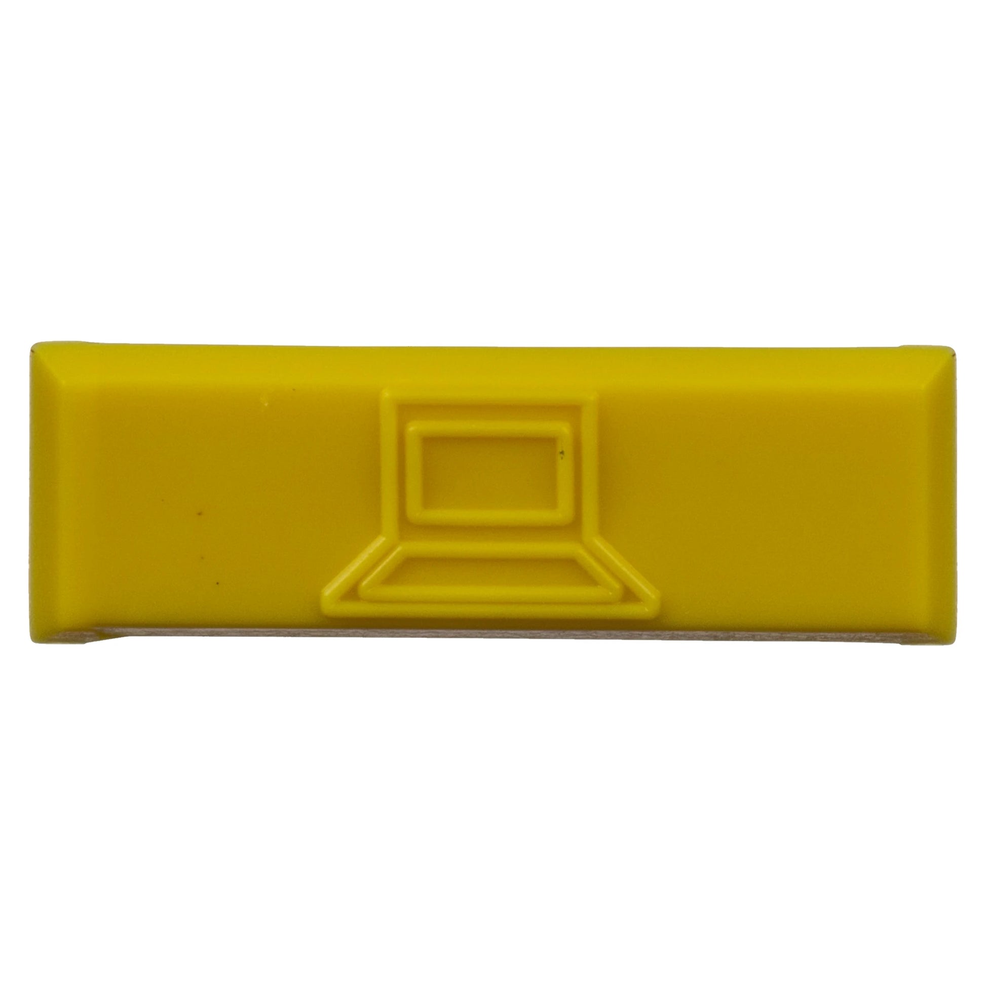 PAQUETE DE 100 ICONOS DE DATOS DE INSTALACIÓN A PRESIÓN, PARA JACKS MINI-COM DE PANDUIT, DE PLÁSTICO, COLOR AMARILLO-Jacks / Plugs-PANDUIT-Bsai Seguridad & Controles