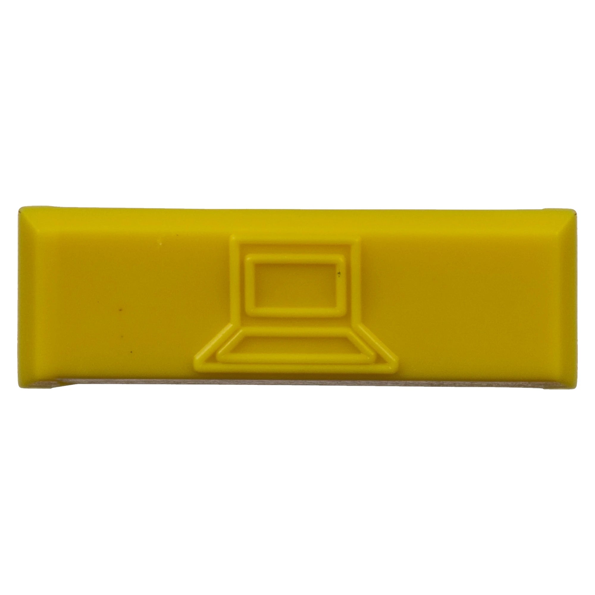 PAQUETE DE 100 ICONOS DE DATOS DE INSTALACIÓN A PRESIÓN, PARA JACKS MINI-COM DE PANDUIT, DE PLÁSTICO, COLOR AMARILLO-Jacks / Plugs-PANDUIT-Bsai Seguridad & Controles