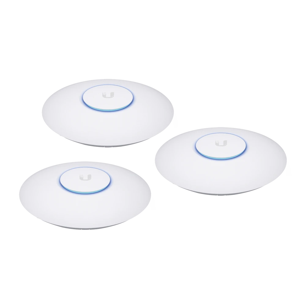 PAQUETE DE 3 ACCESS POINT UNIFI 802.11AC WAVE 2, MU-MIMO4X4 CON ANTENA BEAMFORMING, HASTA 1.7 GBPS, PARA INTERIOR POE 802.3AF, SOPORTA 200 CLIENTES, NO INCLUYEN POE-Redes WiFi-UBIQUITI-Bsai Seguridad & Controles