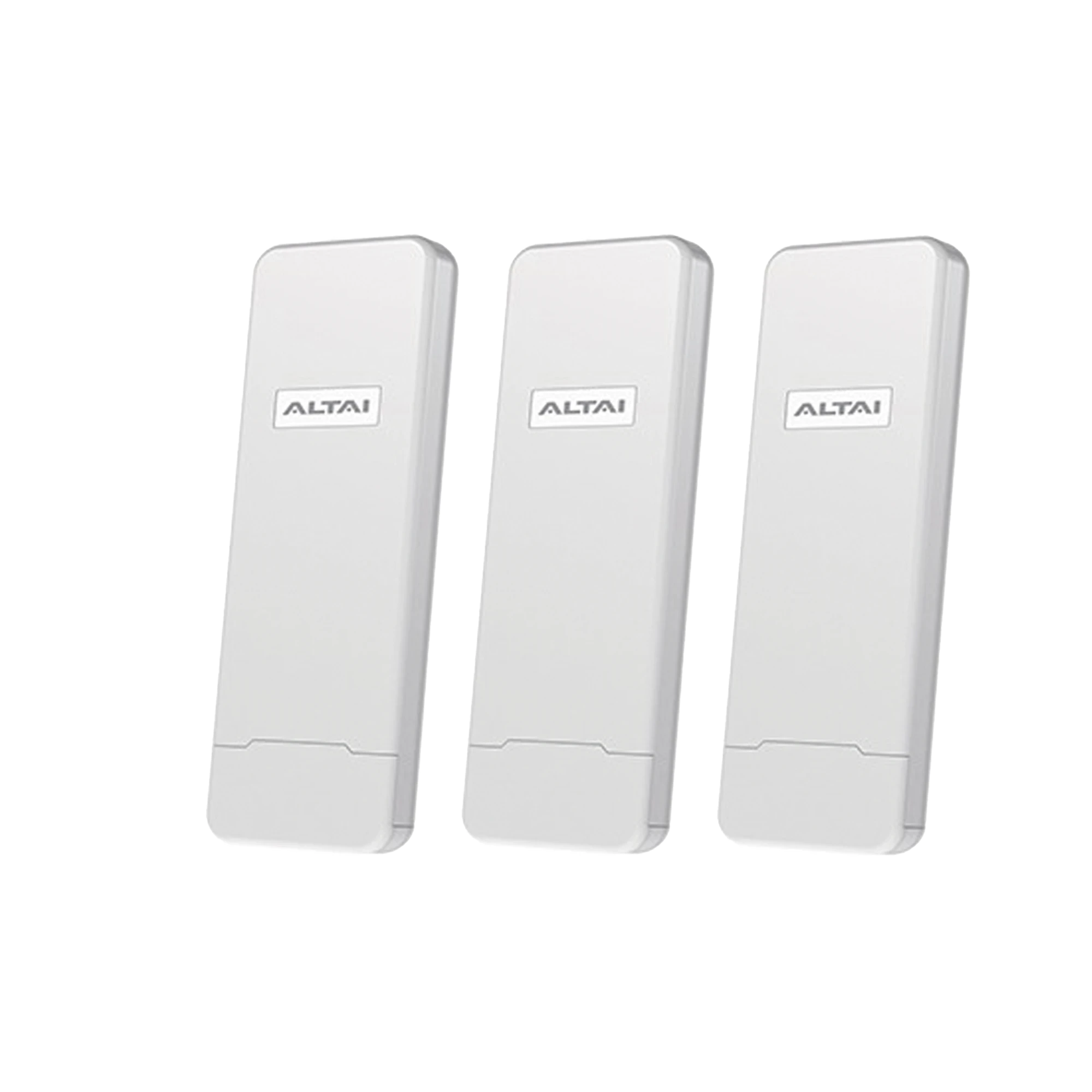 PAQUETE DE 3 PUNTOS DE ACCESO C1N SUPER WI-FI EN 2.4 GHZ , CON ANTENAS INTEGRADAS SECTORIAL DE 70°, ALTA SENSIBILIDAD, HASTA 300 M A UN SMARTPHONE, ANTENA DE 10 DBI, SOPORTA FICHAS-VOUCHERS-Redes WiFi-ALTAI TECHNOLOGIES-Bsai Seguridad & Controles