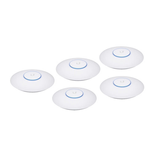 PAQUETE DE 5 ACCESS POINT UNIFI 802.11AC WAVE 2, MU-MIMO4X4 CON ANTENA BEAMFORMING, HASTA 1.7 GBPS, PARA INTERIOR POE 802.3AF, SOPORTAN 200 CLIENTES, NO INCLUYEN POE´S-Redes WiFi-UBIQUITI-UAP-NANOHD-5-Bsai Seguridad & Controles