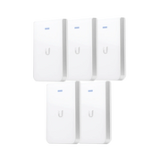 PAQUETE DE 5 ACCESS POINT UNIFI DOBLE BANDA MIMO 2X2 DE PARED PARA HABITACIONES DE HOTEL-Redes WiFi-UBIQUITI-Bsai Seguridad & Controles