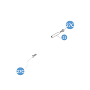 PAQUETE DE BUJES Y TORNILLOS - FL180 G12000 G4000 G6000-Acceso Vehicular-CAME-Bsai Seguridad & Controles