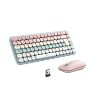 PAQUETE DE TECLADO Y MOUSE INALÁMBRICO UGREEN ROSA-Accesorios Generales-UGREEN-Bsai Seguridad & Controles