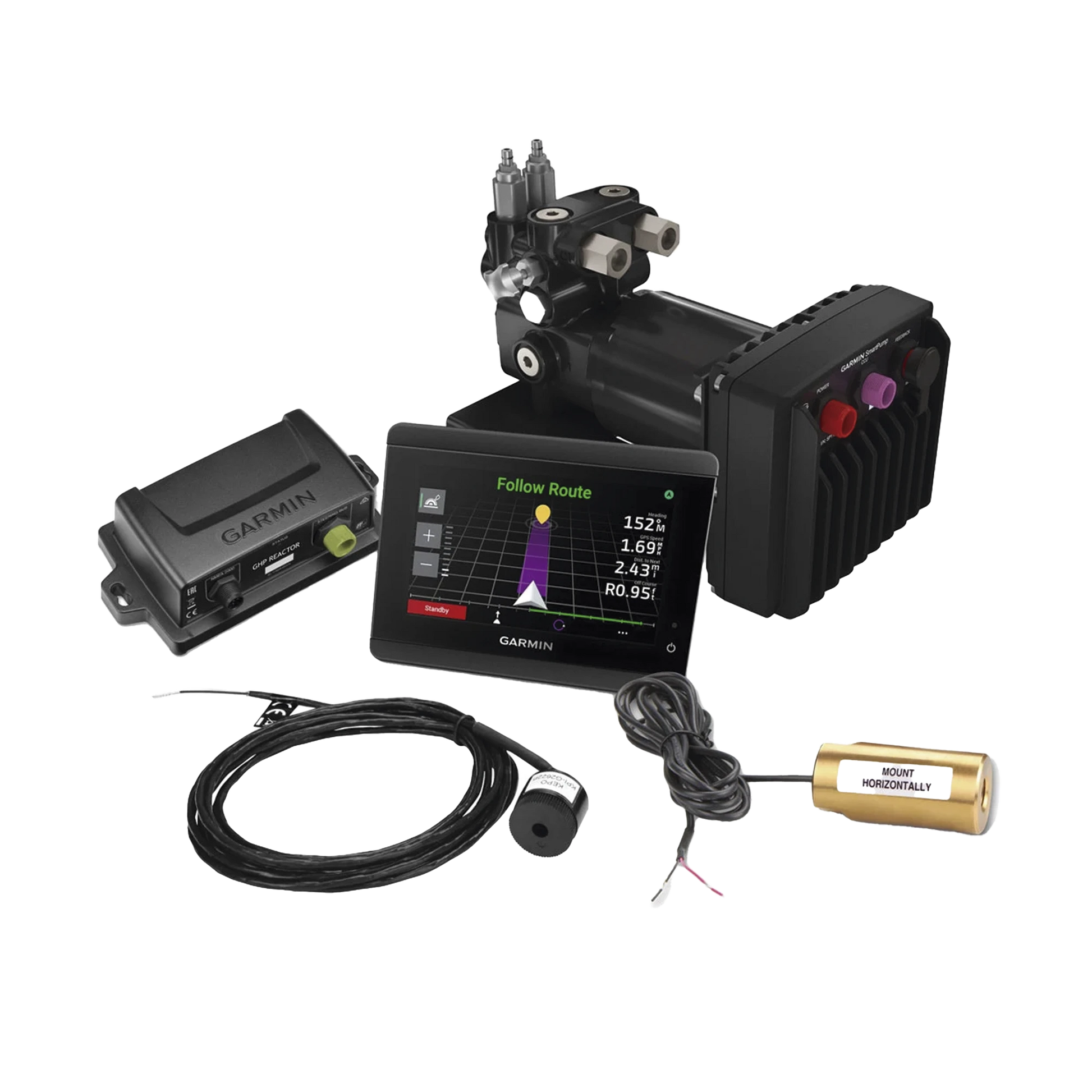 PAQUETE PRINCIPAL HIDRÁULICO REACTOR™ 40 CON SMARTPUMP V2 Y GHC™ 50-Soluciones Marinas-GARMIN-Bsai Seguridad & Controles