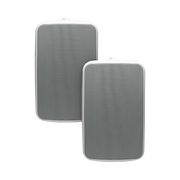 PAR DE ALTAVOCES COLOR BLANCO DE MONTAJE EN SUPERFICIE EXTERIOR DE 2 VÍAS, WOOFER DE POLIETILENO INYECTADO DE 6.5 IN, TWEETER DE 1IN, 8 OHMS-Audio, Video y Voceo-TRUAUDIO-Bsai Seguridad & Controles