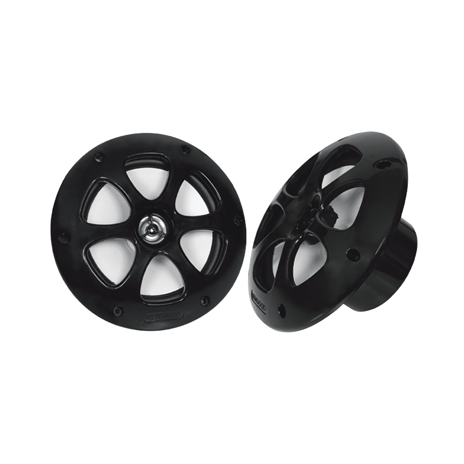 PAR DE ALTAVOCES FABRICADO EN GRADO MARINOS EN COLOR NEGRO DE 6.5" DE 100 W DE ENTRADA MÁXIMA-Soluciones Marinas-JVC KENWOOD-Bsai Seguridad & Controles