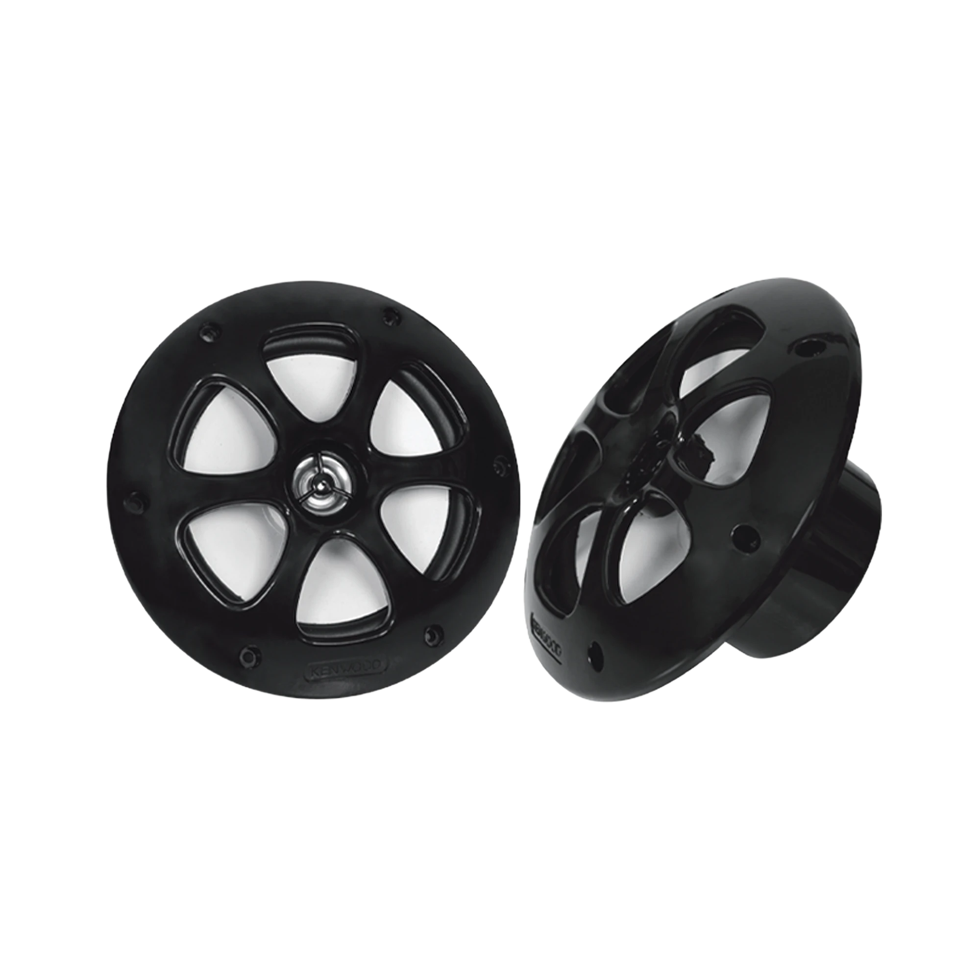 PAR DE ALTAVOCES FABRICADO EN GRADO MARINOS EN COLOR NEGRO DE 6.5" DE 100 W DE ENTRADA MÁXIMA-Soluciones Marinas-JVC KENWOOD-Bsai Seguridad & Controles
