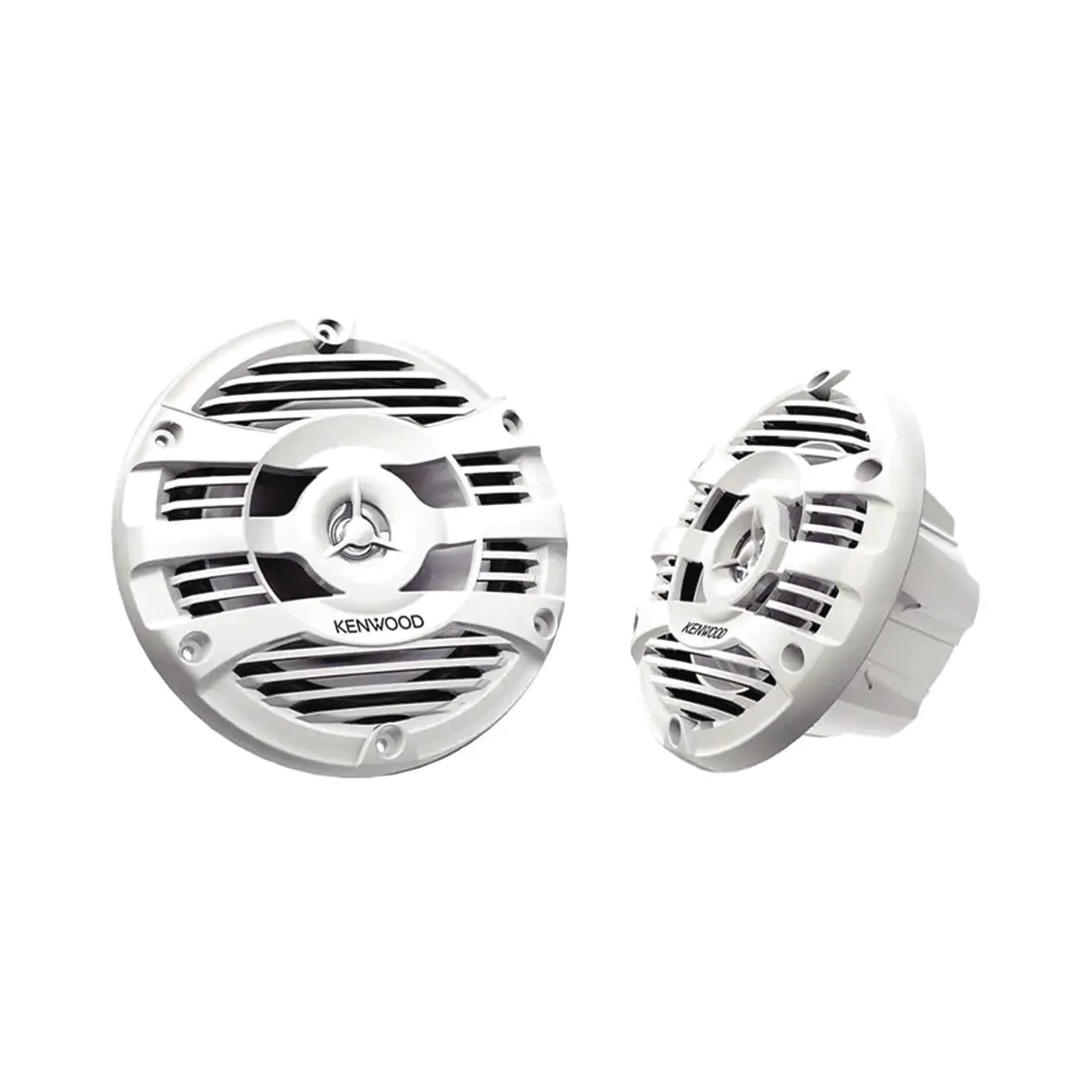 PAR DE ALTAVOCES FABRICADOS EN GRADO MARINOS EN COLOR BLANCO DE 6.5" POTENCIA MÁXIMA DE 150 W-Soluciones Marinas-JVC KENWOOD-Bsai Seguridad & Controles