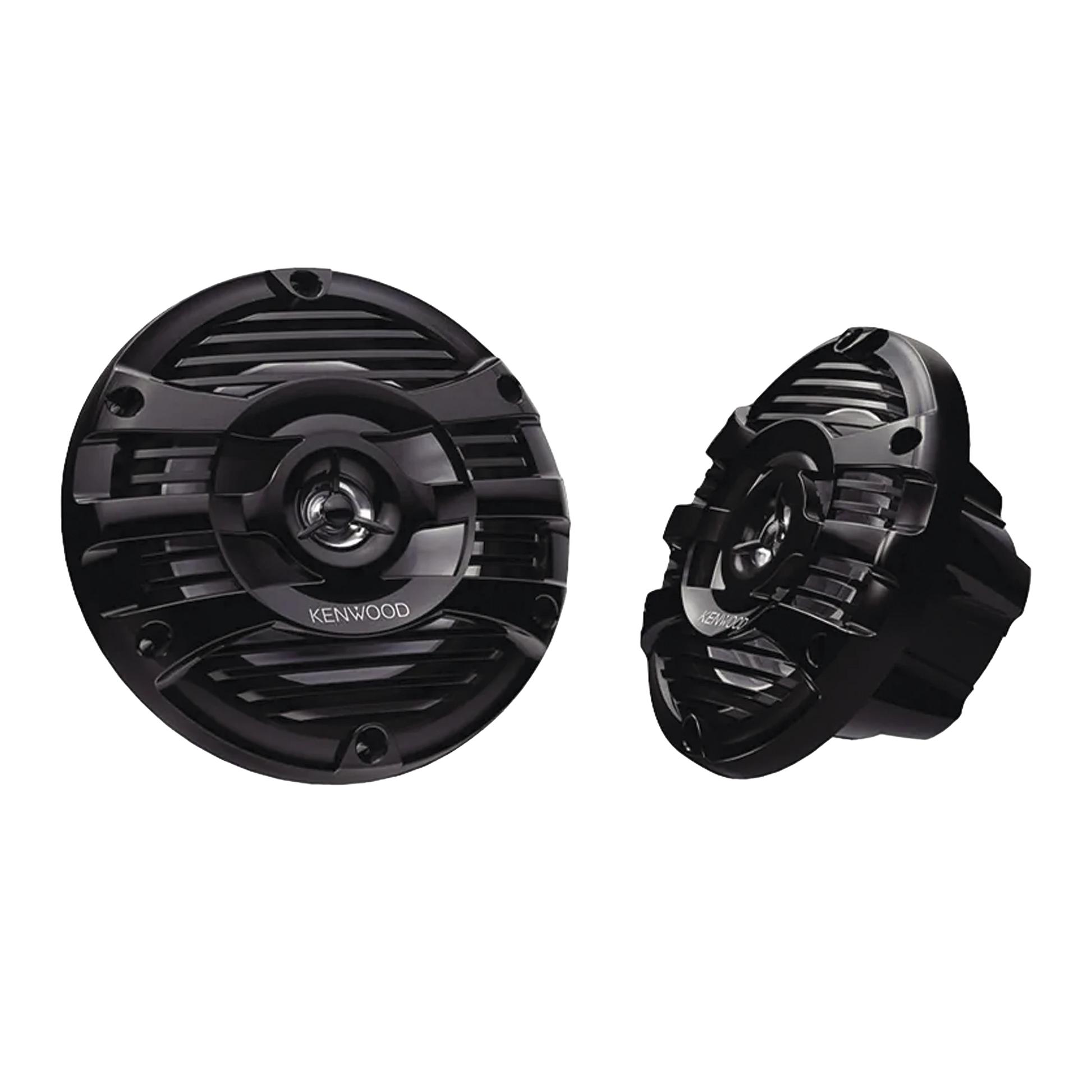 PAR DE ALTAVOCES FABRICADOS EN GRADO MARINOS EN COLOR NEGRO DE 6.5" POTENCIA MÁXIMA DE 150 W-Soluciones Marinas-JVC KENWOOD-Bsai Seguridad & Controles