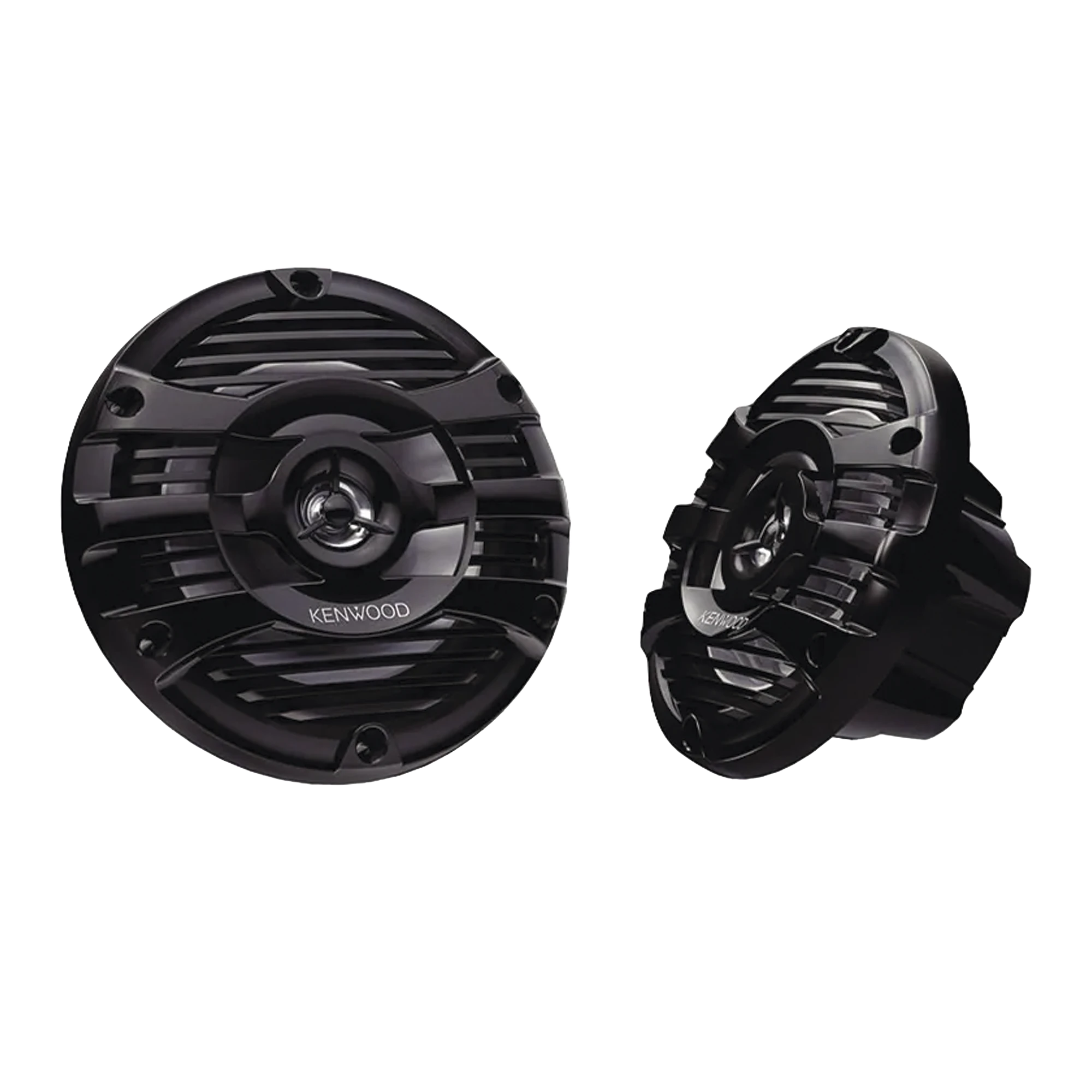 PAR DE ALTAVOCES FABRICADOS EN GRADO MARINOS EN COLOR NEGRO DE 6.5" POTENCIA MÁXIMA DE 150 W-Soluciones Marinas-JVC KENWOOD-Bsai Seguridad & Controles