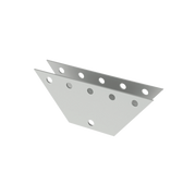 PAR DE PLACAS IGUALADORAS PARA 5 ORIFICIOS. GALVANIZADO POR INMERSIÓN EN CALIENTE. 20 X 20 X 50 CM.-Torres y Mástiles-SYSCOM TOWERS-Bsai Seguridad & Controles