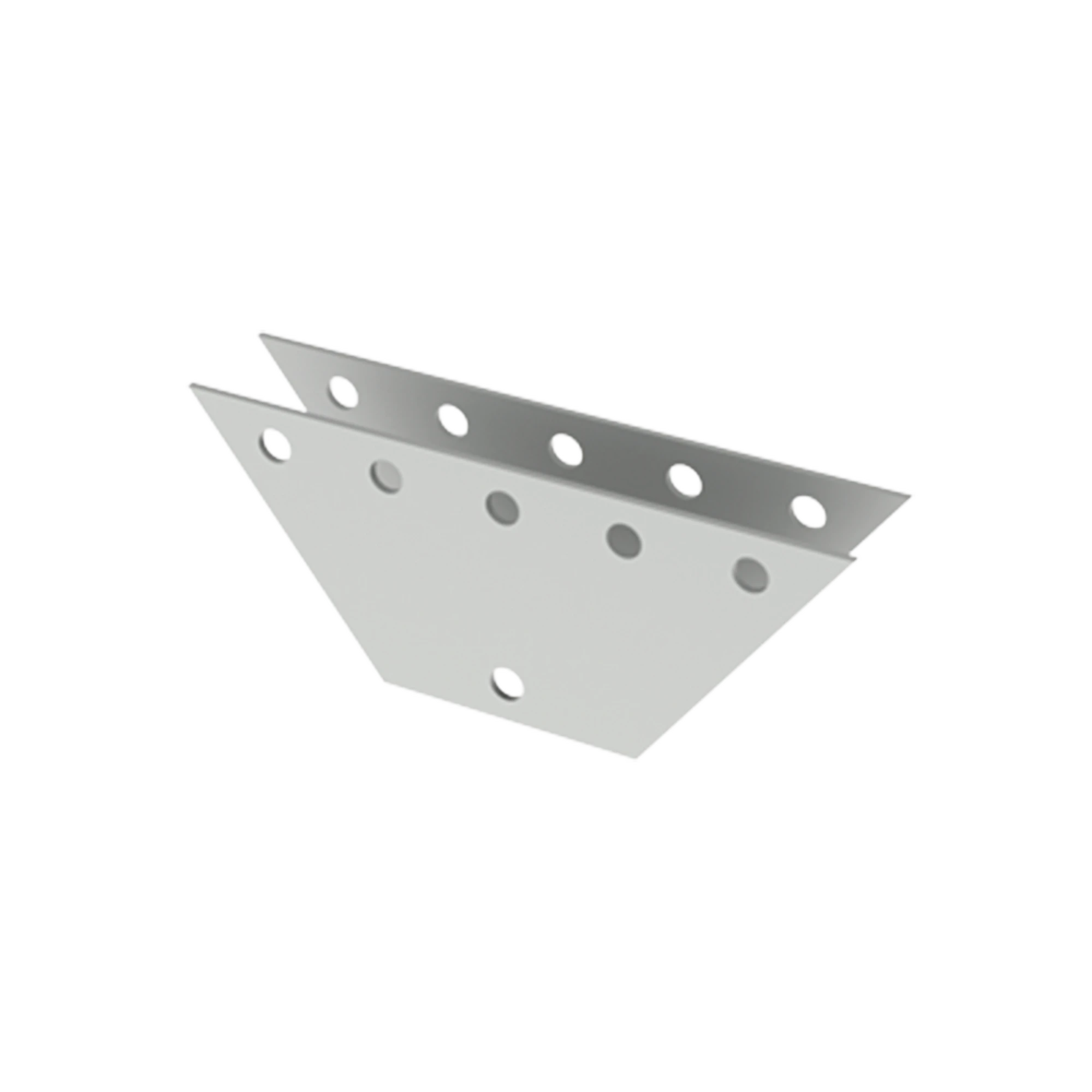 PAR DE PLACAS IGUALADORAS PARA 5 ORIFICIOS. GALVANIZADO POR INMERSIÓN EN CALIENTE. 20 X 20 X 50 CM.-Torres y Mástiles-SYSCOM TOWERS-Bsai Seguridad & Controles