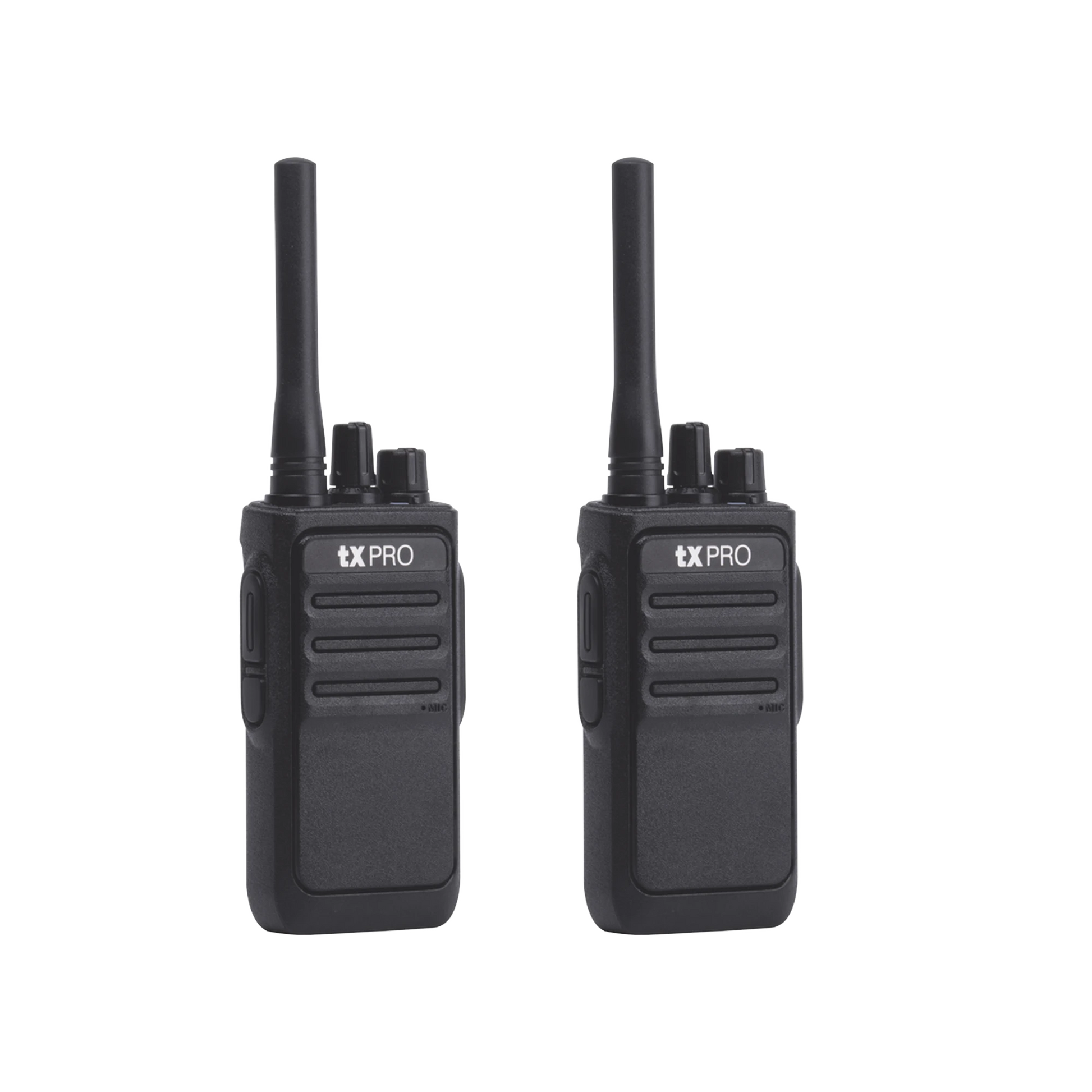 PAR DE RADIOS ANALÓGICOS, LISTOS PARA UTILIZARSE, OPERAN EN UHF 400-470 MHZ DE 2 WATTS DE POTENCIA. ¡PRECONFIGURADOS!-Radios Comerciales TXPRO-TXPRO-Bsai Seguridad & Controles