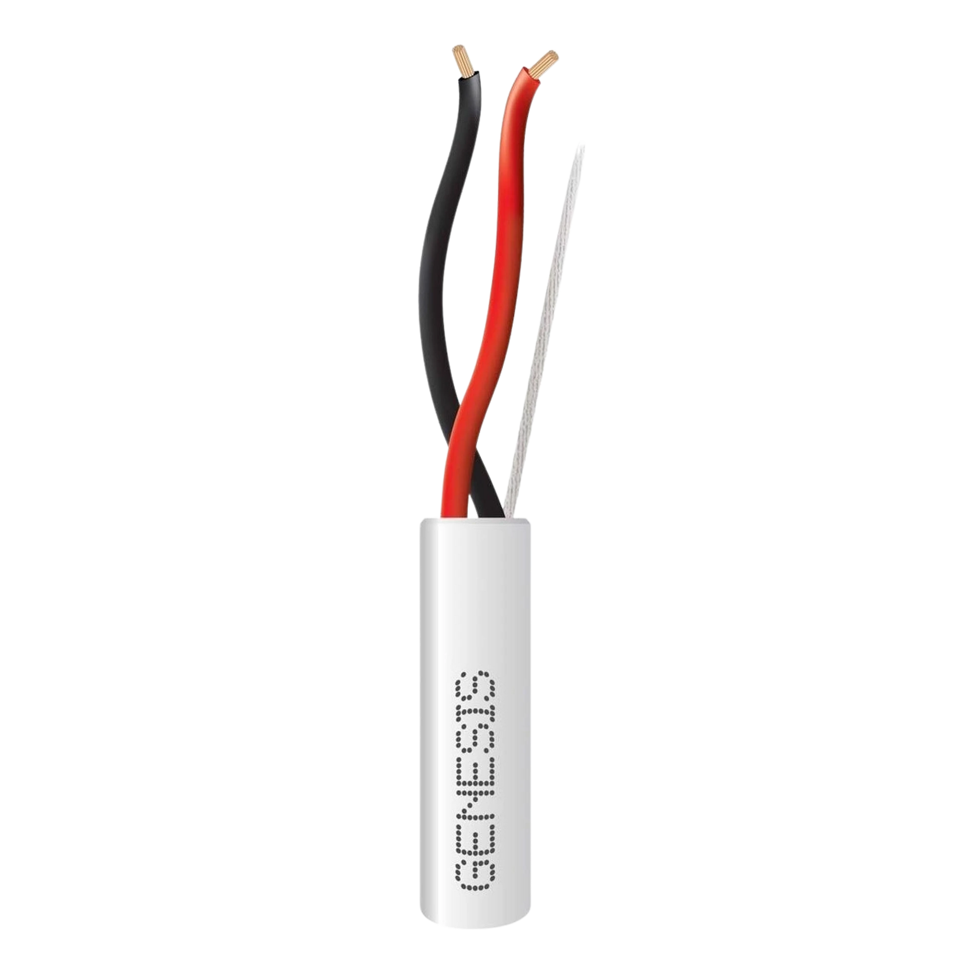 BOBINA DE 152 METROS DE CABLE / 2X18 AWG / USO INTERIOR / RISER / COLOR BLANCO / PARA APLICACIONES EN ALARMAS DE INTRUSIÓN, CONTROL DE ACCESO, AUTOMATIZACIÓN, INTERFONOS, TV PORTEROS, AUDIO Y VOCEO-Cables-GENESIS-Bsai Seguridad & Controles