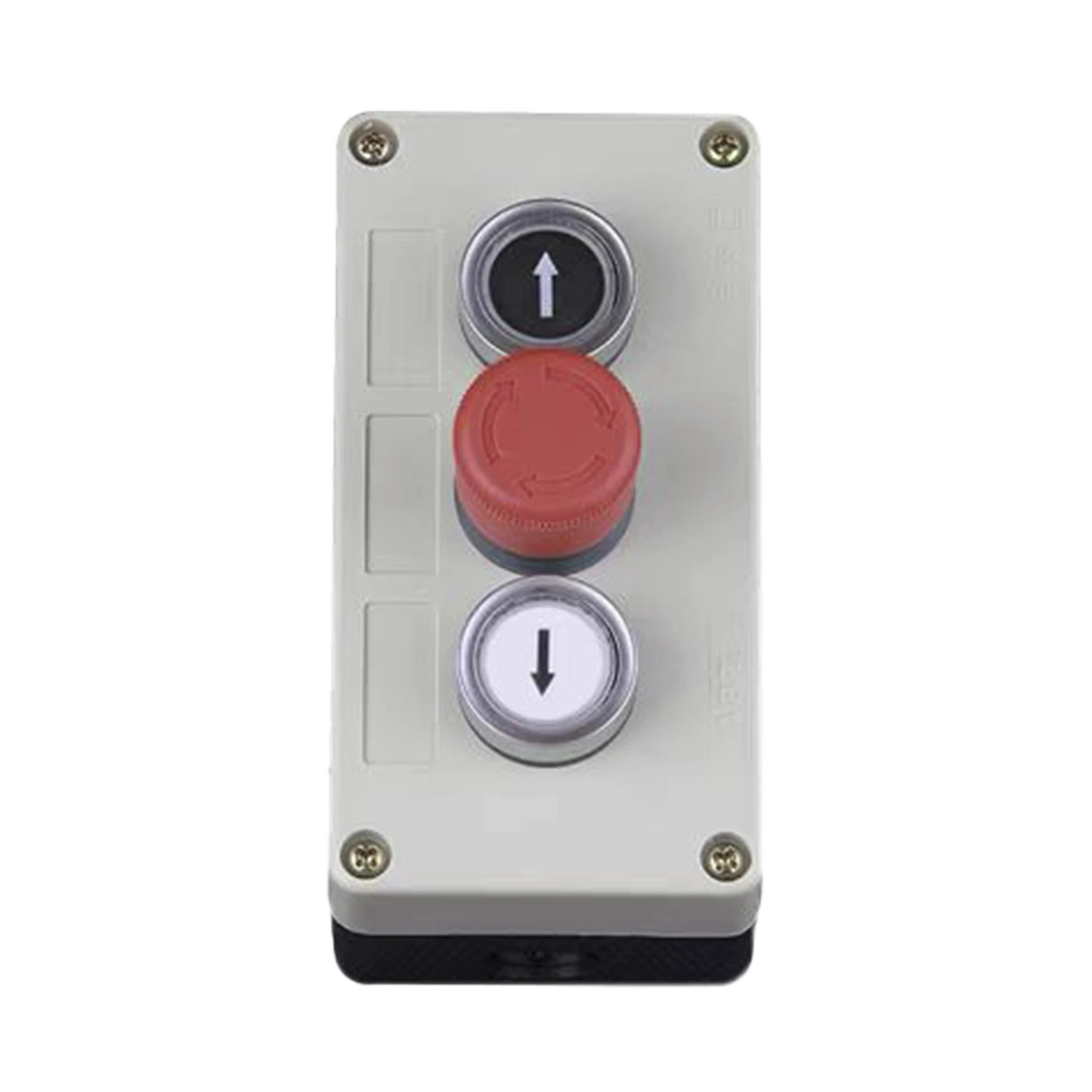 BOTONERA TRIPLE CON BOTON DE STOP TIPO ENCLAVADO / PARA BARRERAS VEHICULARES, OPERADORES CORREDIZOS Y ABATIBLES.-Accesorios-ACCESSPRO-Bsai Seguridad & Controles