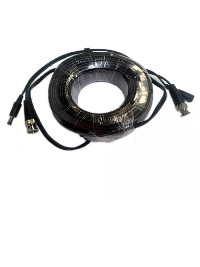 SAXXON WB0130C - CABLE DE VIDEO Y ENERGIA DE 30 MTS / B NC MACHO / 1 CONECTOR MACHO Y 1 CONECTOR HEMBRA DE ENERGIA / PARA CAMARAS HD DE HASTA 6W-Siames-SAXXON-Bsai Seguridad & Controles